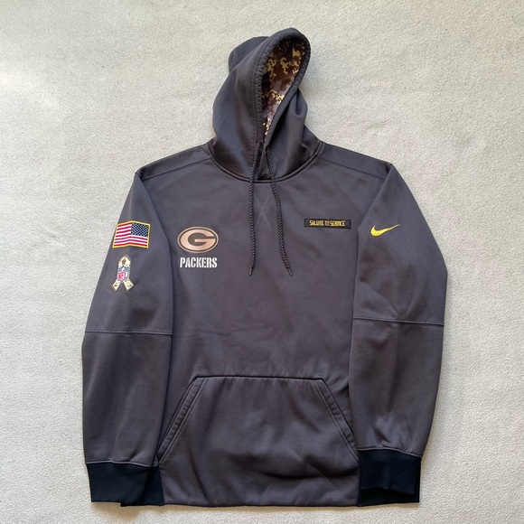 Nike Green Bay Packers Salute to Service Hoodie - Picture 1 of 9